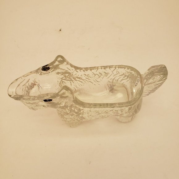Vintage Clear Glass Scotty Dog Creamer - Picture 4 of 7